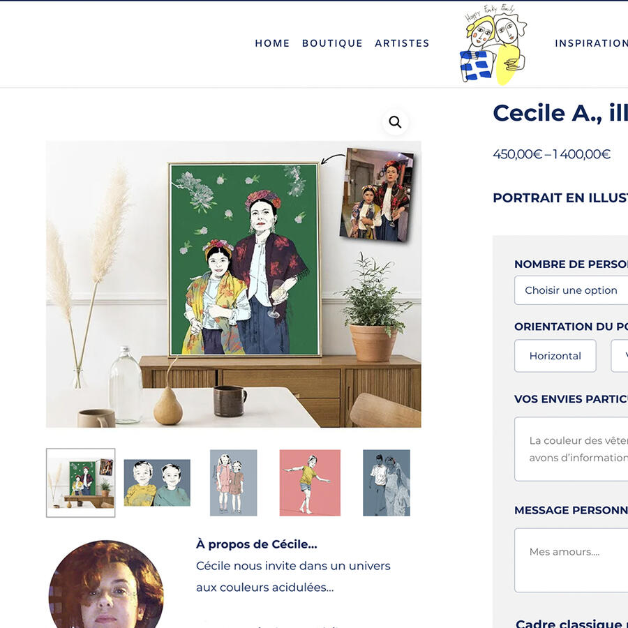 Happy Funky Family (portraits)